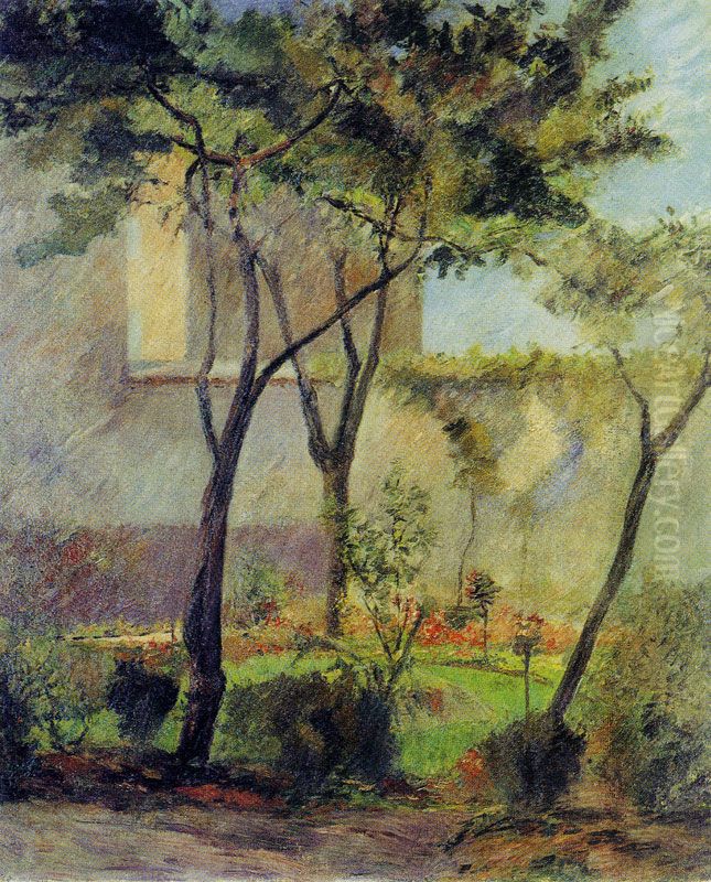 Corner of the Garden, rue Carcel Oil Painting by Paul Gauguin