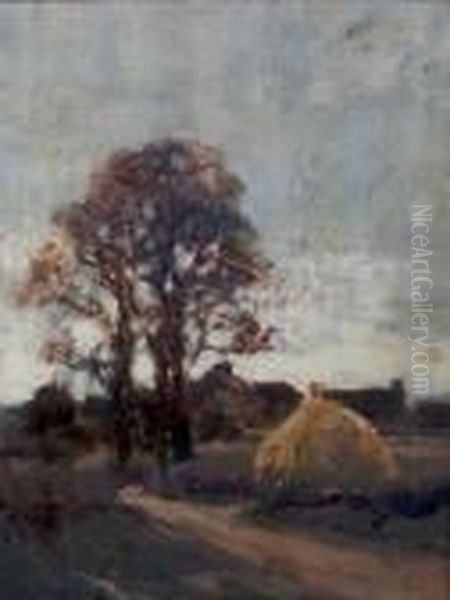 The Cottages Oil Painting by Jose Weiss