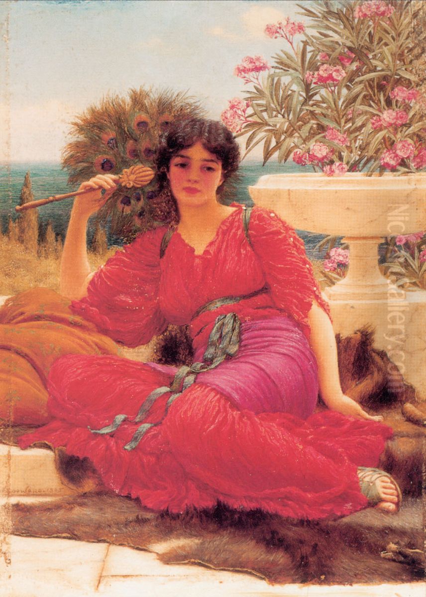 Flabellifera Oil Painting by John William Godward