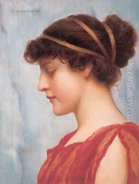 Ophelia Oil Painting by John William Godward