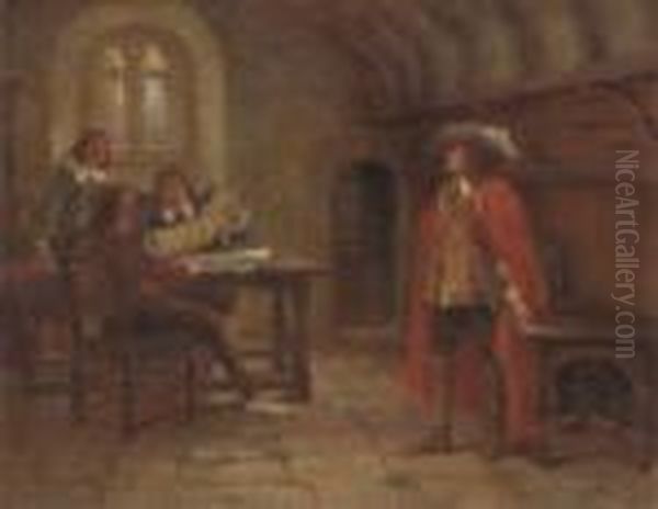 Plan Oil Painting by John Sanderson Wells