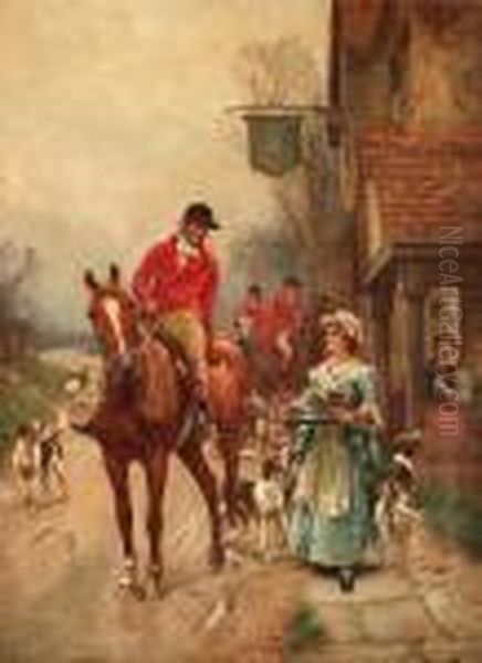 A Welcome Detour Oil Painting by John Sanderson Wells