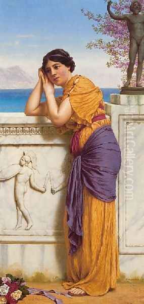 Rich Gifts Wax Poor When Lovers Prove Unkind Oil Painting by John William Godward