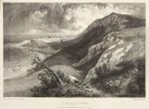 Charles Hullmandel And James 
Duffield Harding. Britannia Delineata, Comprising Views Of The 
Antiquities, Remarkable Buildings And Picturesque Scenery Of Great 
Britain. Kent Oil Painting by William Westall