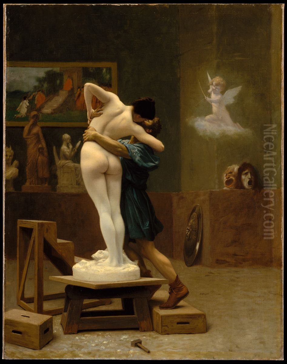 Pygmalion and Galatea Oil Painting by Jean-Leon Gerome
