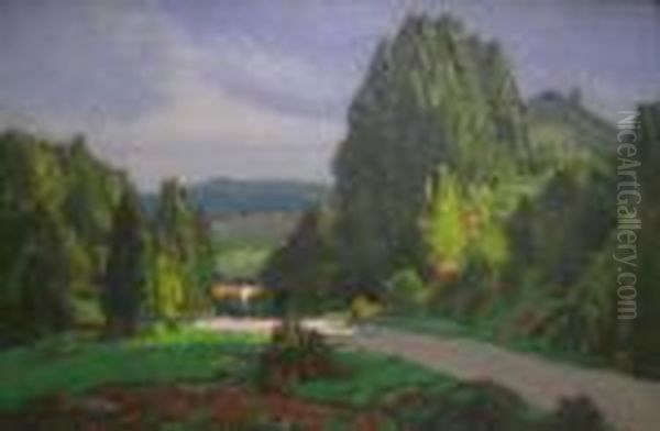 A Ray Of Sunlight Oil Painting by Clifton A. Wheeler