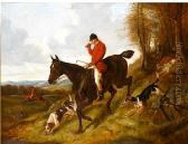 On The Scent Oil Painting by John Alfred Wheeler