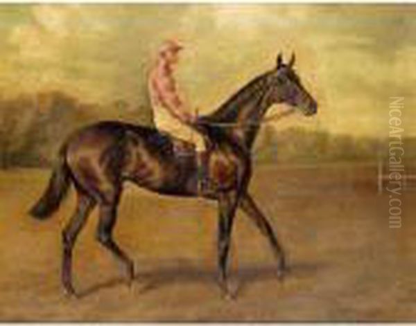 Ladas With Jockey Up Oil Painting by John Alfred Wheeler