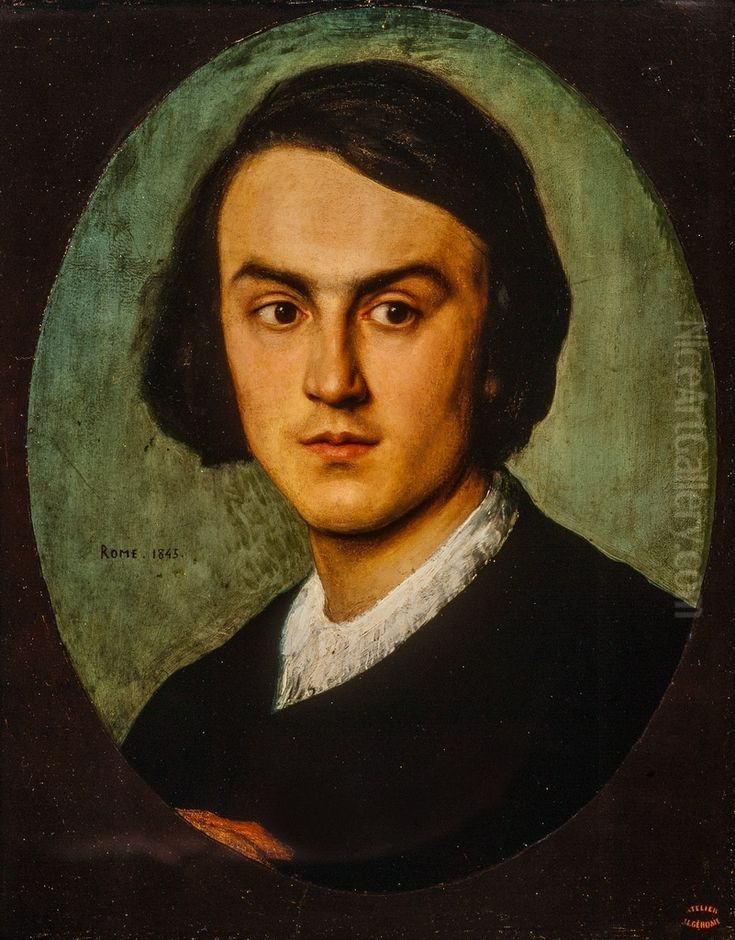 Self Portrait Oil Painting by Jean-Leon Gerome