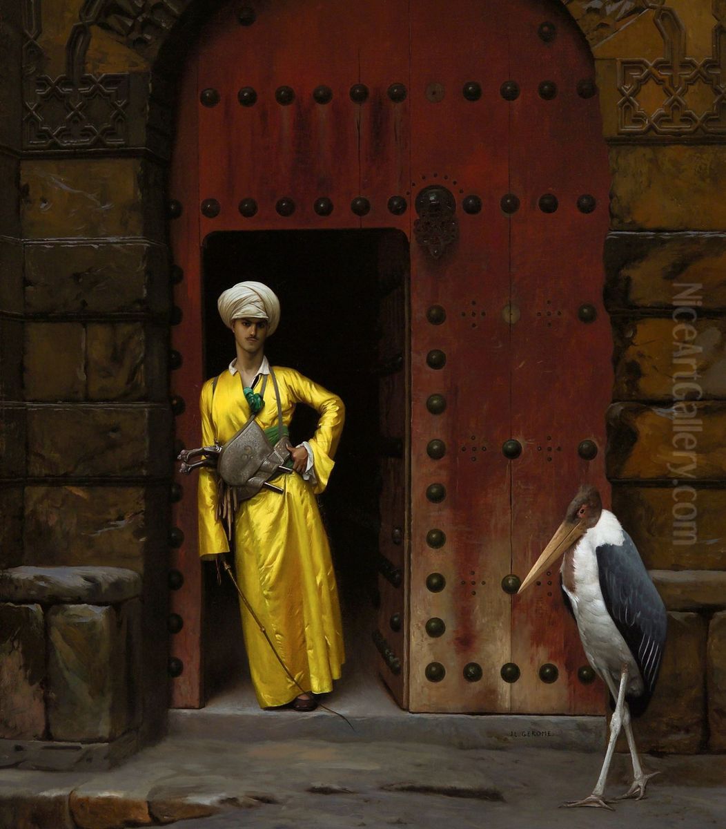 The Marabou Oil Painting by Jean-Leon Gerome