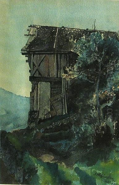 Tirol Oil Painting by Gunnar Mauritz Widforss