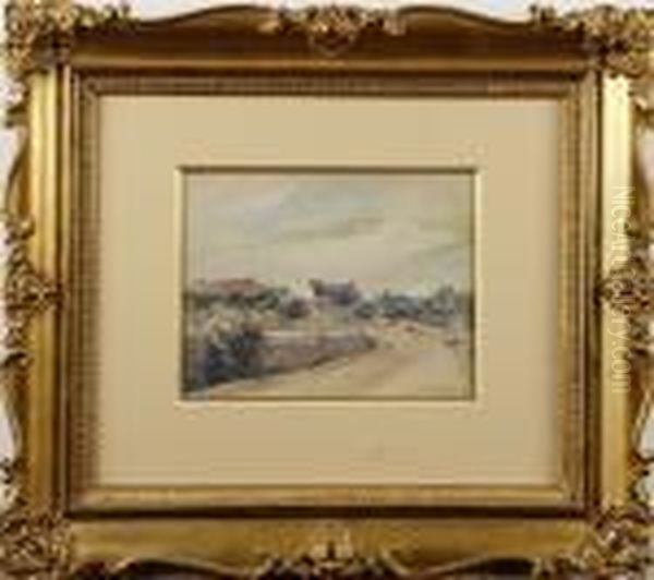 Franskt Landskap Oil Painting by Carl Wilhelm Wilhelmson