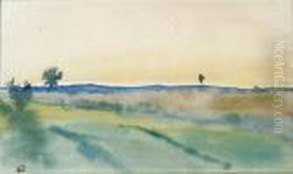 Landskap Oil Painting by Carl Wilhelm Wilhelmson