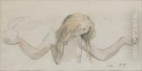 Kvinnlig Modell Oil Painting by Carl Wilhelm Wilhelmson