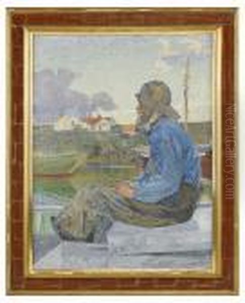 Skepparen Oil Painting by Carl Wilhelm Wilhelmson