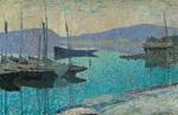 Skargardshamn, Bohuslan Oil Painting by Carl Wilhelm Wilhelmson