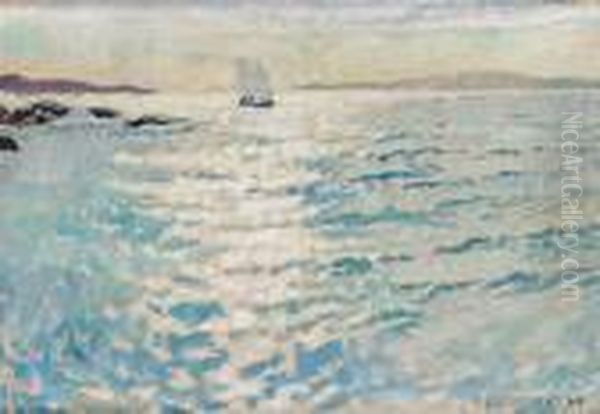 Solglitter Oil Painting by Carl Wilhelm Wilhelmson