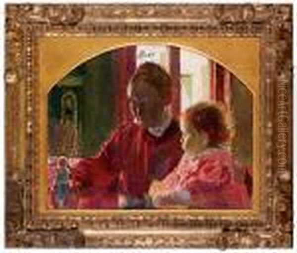 Gamla Sofi Oil Painting by Carl Wilhelm Wilhelmson