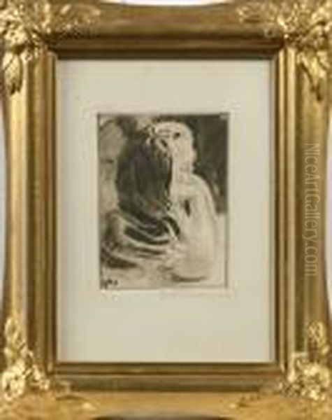 Drommande Flicka Oil Painting by Carl Wilhelm Wilhelmson