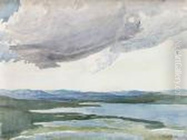 Lappland Oil Painting by Carl Wilhelm Wilhelmson
