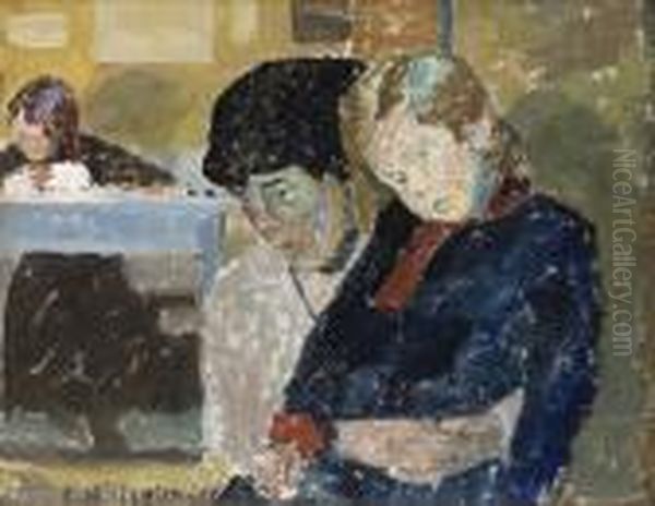 Mor Och Barn Oil Painting by Carl Wilhelm Wilhelmson