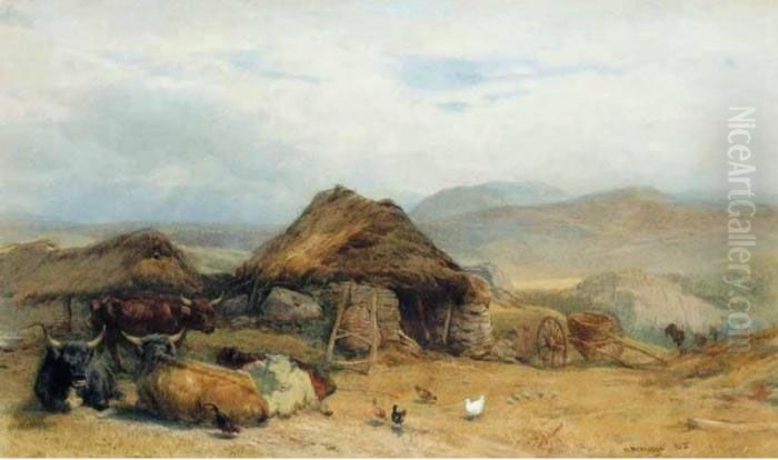 Glen Urquhart Oil Painting by Henry Brittan Willis, R.W.S.