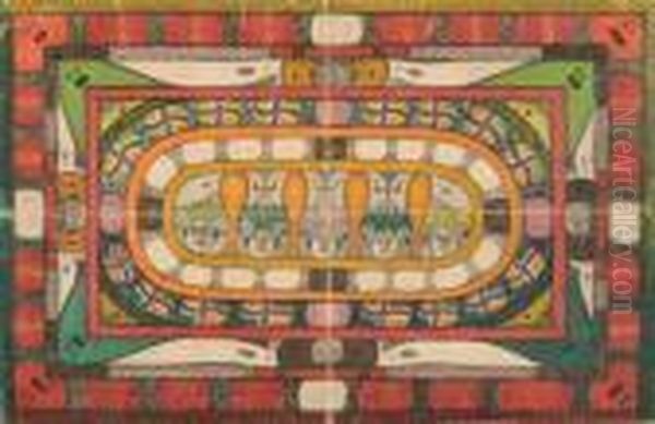 Hiesiges Bild,der Skt. Adolf=wolfli Schatz'1 Oil Painting by Adolf Wolfli