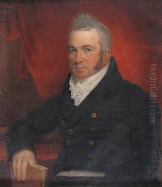 Portrait Of John Newman Oil Painting by Woodforde, Samuel
