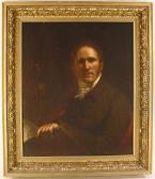 Selfportrait Oil Painting by Woodforde, Samuel