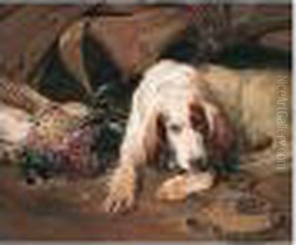 The Day's Bag Oil Painting by William Arnold Woodhouse