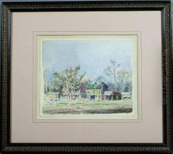 Old Beaufort Oil Painting by George Hand Wright