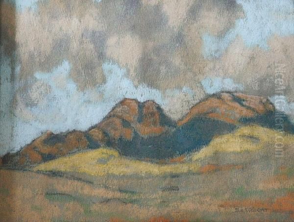 Mountain Oil Painting by James Wright