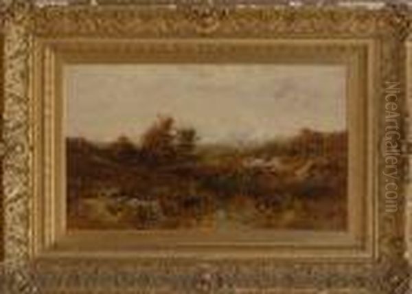 Autumn Landscape Oil Painting by Alexander Helwig Wyant