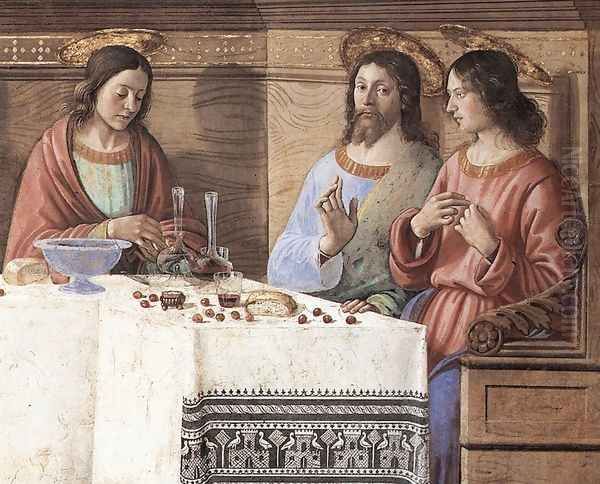 Last Supper (detail 2) c. 1486 Oil Painting by Ghirlandaio Domenico