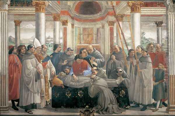 Obsequies of St. Francis Oil Painting by Ghirlandaio Domenico