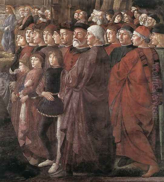 Calling of the Apostles (detail 2) 1481 Oil Painting by Ghirlandaio Domenico
