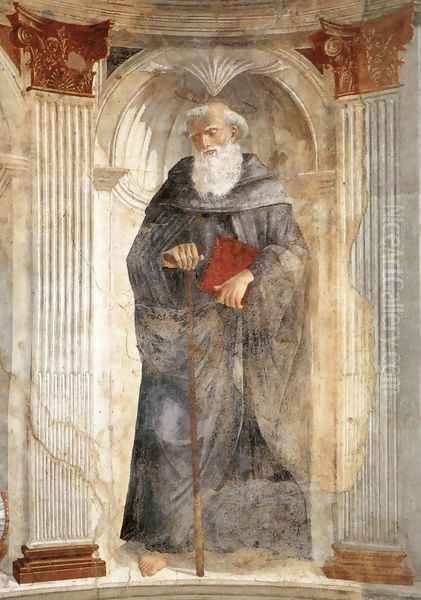 St Antony c. 1471 Oil Painting by Ghirlandaio Domenico