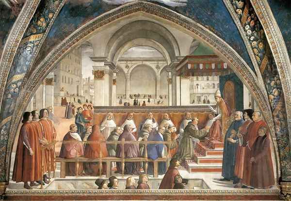 Confirmation of the Rule 1482-85 Oil Painting by Ghirlandaio Domenico