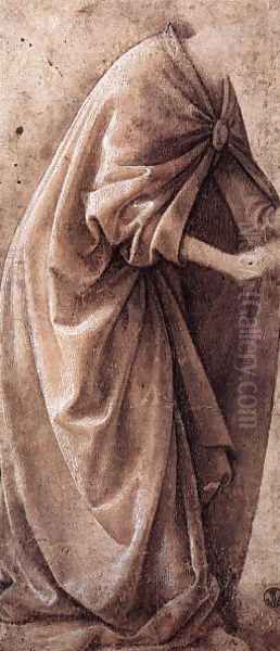 Study Of Garments 1491 Oil Painting by Ghirlandaio Domenico