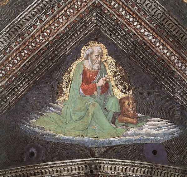 St Mark The Evangelist Oil Painting by Ghirlandaio Domenico