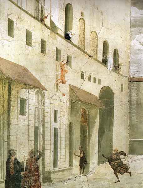 St Francis cycle, Resurrection of the Boy (detail 4) Oil Painting by Ghirlandaio Domenico