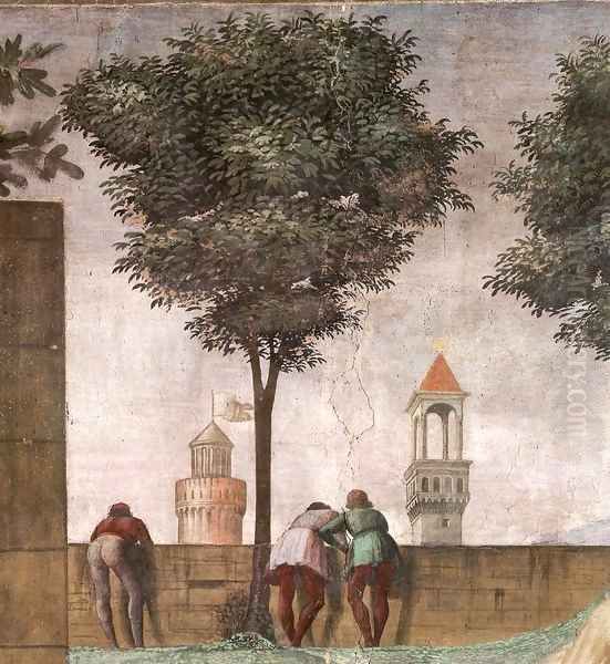 Visitation (detail) 4 Oil Painting by Ghirlandaio Domenico