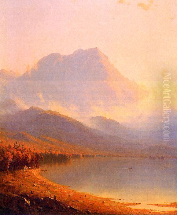 Morning In The Adirondacks Oil Painting by Sanford Robinson Gifford