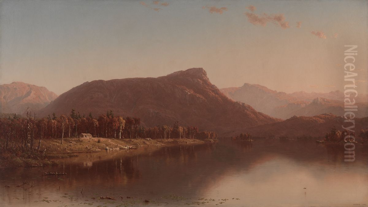 A Home in the Wilderness Oil Painting by Sanford Robinson Gifford