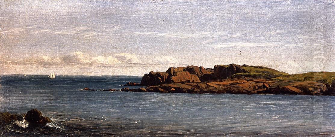 Study On The Massachusetts Coast Oil Painting by Sanford Robinson Gifford