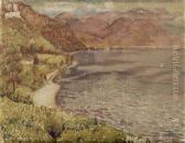 Paesaggio Oil Painting by Luigi Zago