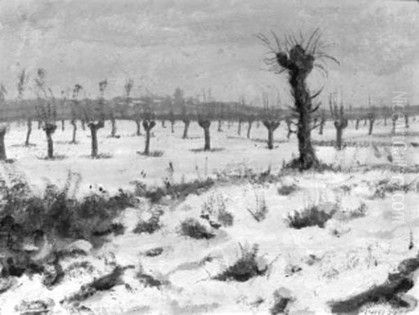 Inverno Trieste Oil Painting by Luigi Zago