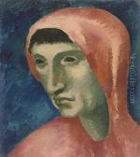 The Red Hood Oil Painting by Eugene Zak