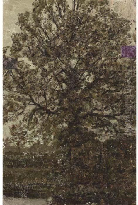 Trees In Springtime Oil Painting by Jan Adam Zandleven