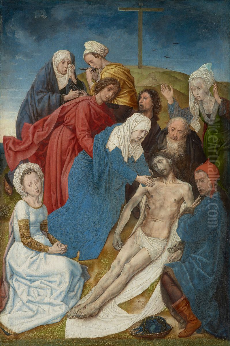 The Lamentation Oil Painting by Hugo Van Der Goes